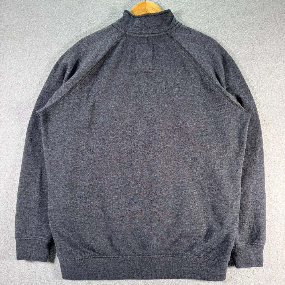 Sacramento State Hornets Quarter Zip Sweatshirt Adult Large Gray Fall Rush NCAA - Picture 2 of 10